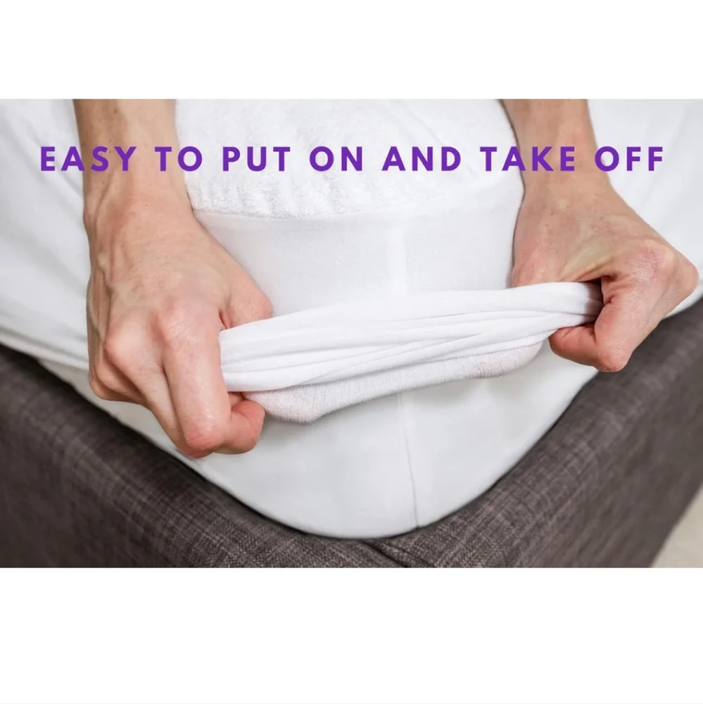 Mercery Waterproof Mattress Protector - Turkish Terry Cotton - CAL KING